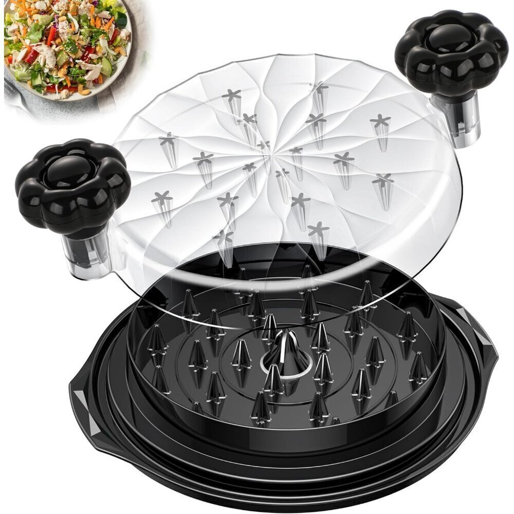 Chicken Shredder Tool Twist Large - 10'' Pro Meat Shredders for Chicken Breast,V